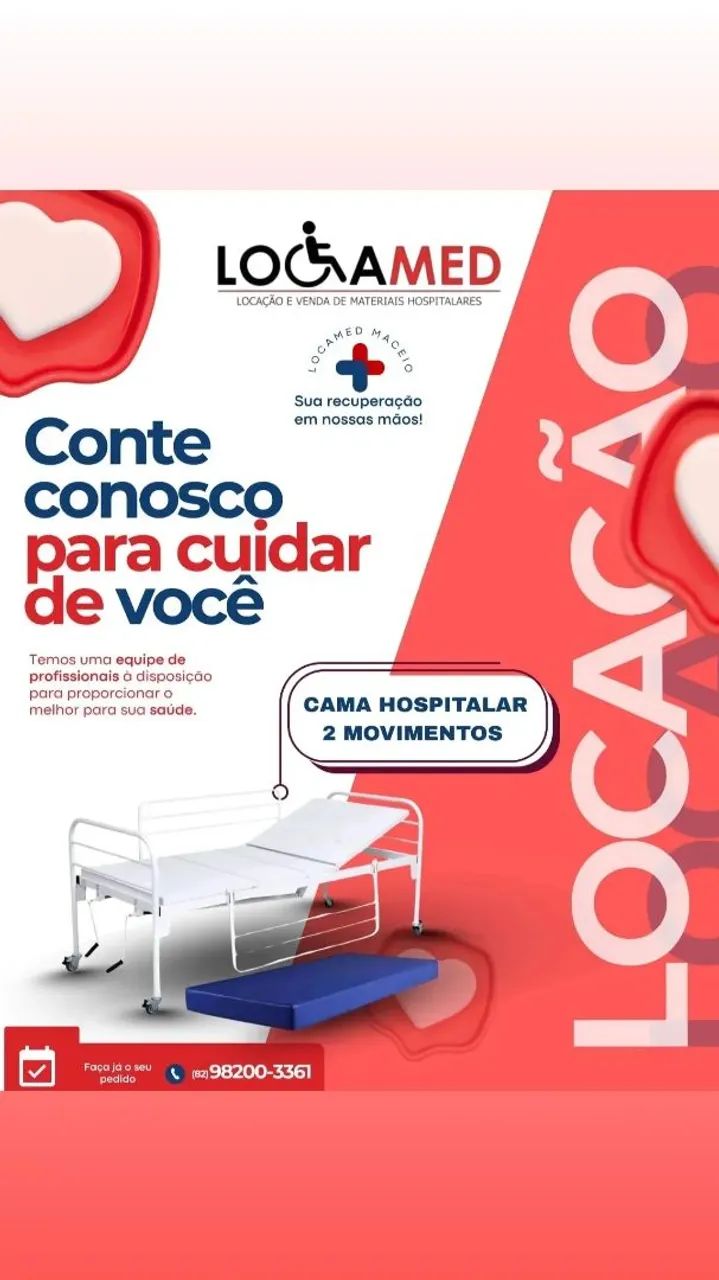 Cama hospitalar nova e usada - Foto 2