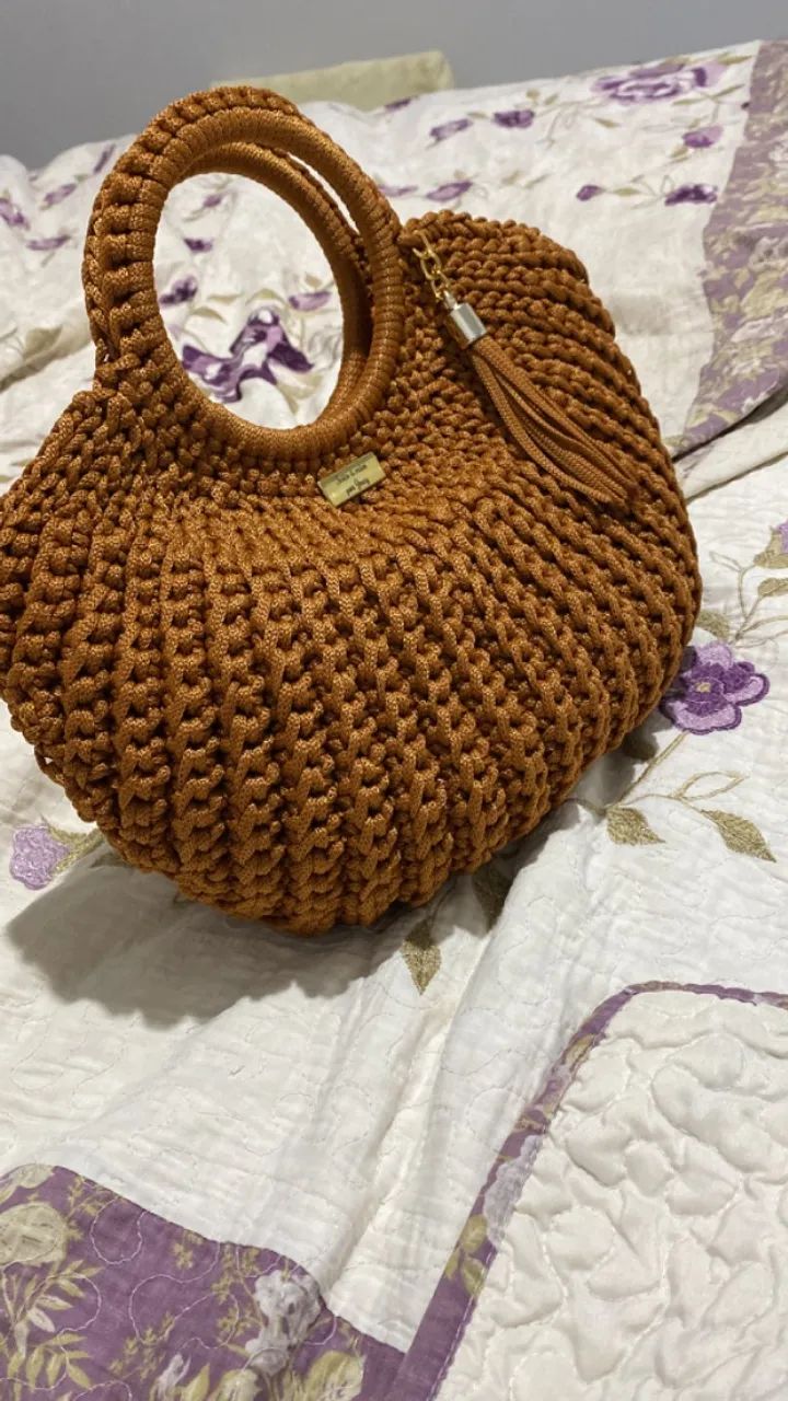 Bolsas de luxo de croche - Foto 2