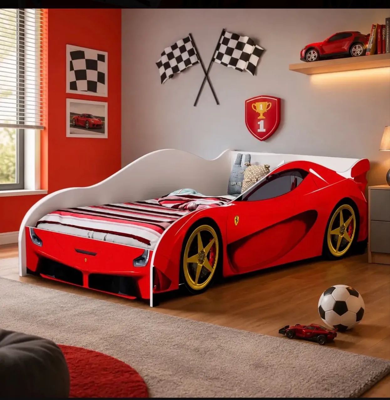 Cama Infantil Carro Ferrari  - Foto 2