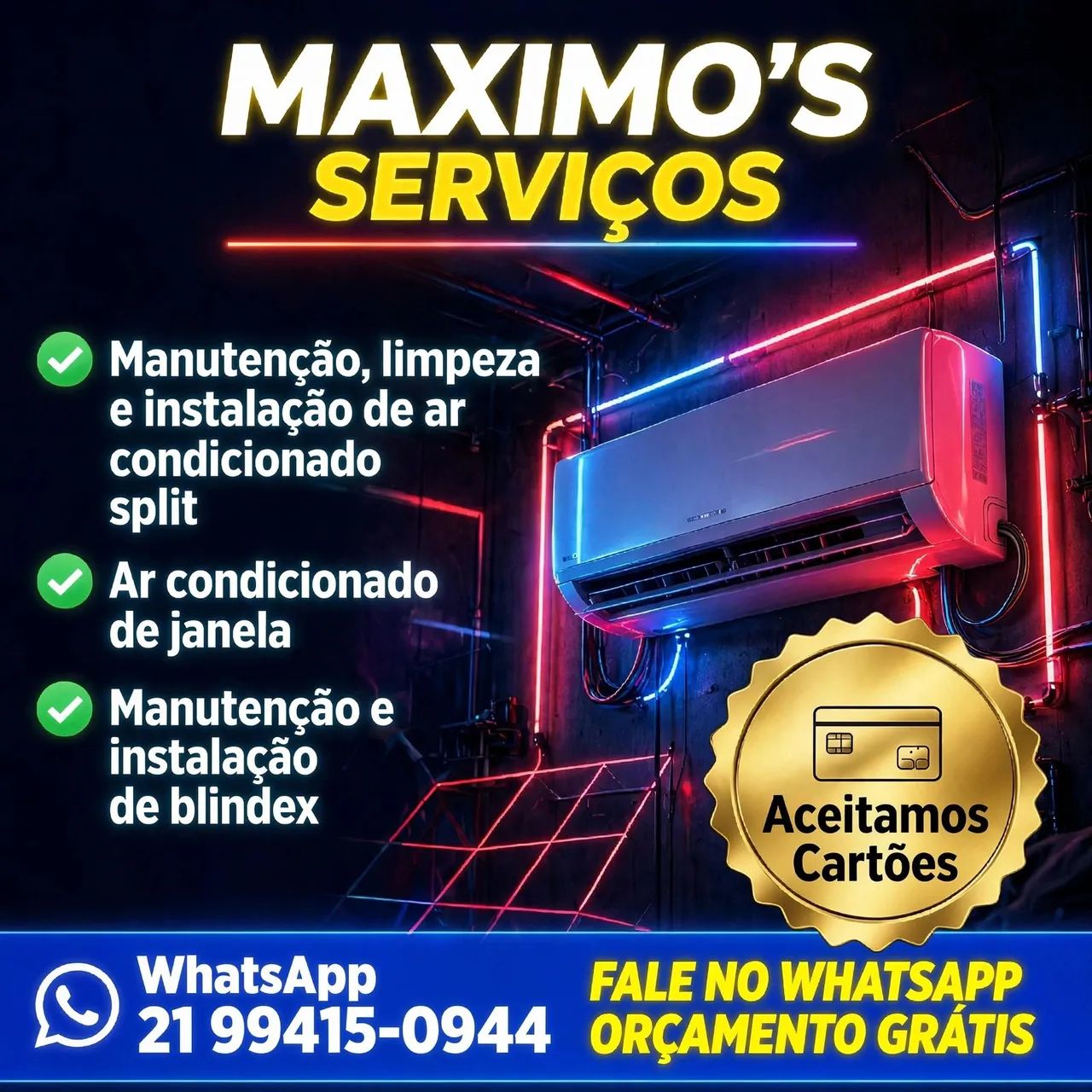 Maximo's serviços 
