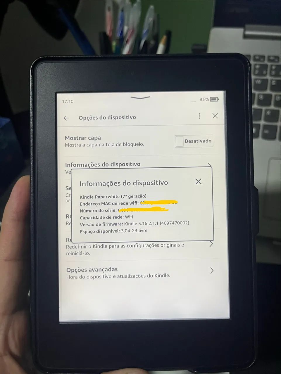 Kindle Paperwhite 3 (7ª geração) usado - Foto 5