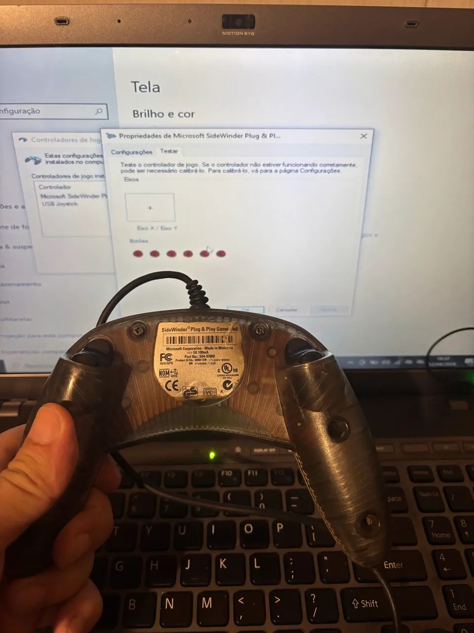 Controle Microsoft USB PluG E PlaY - Foto 5