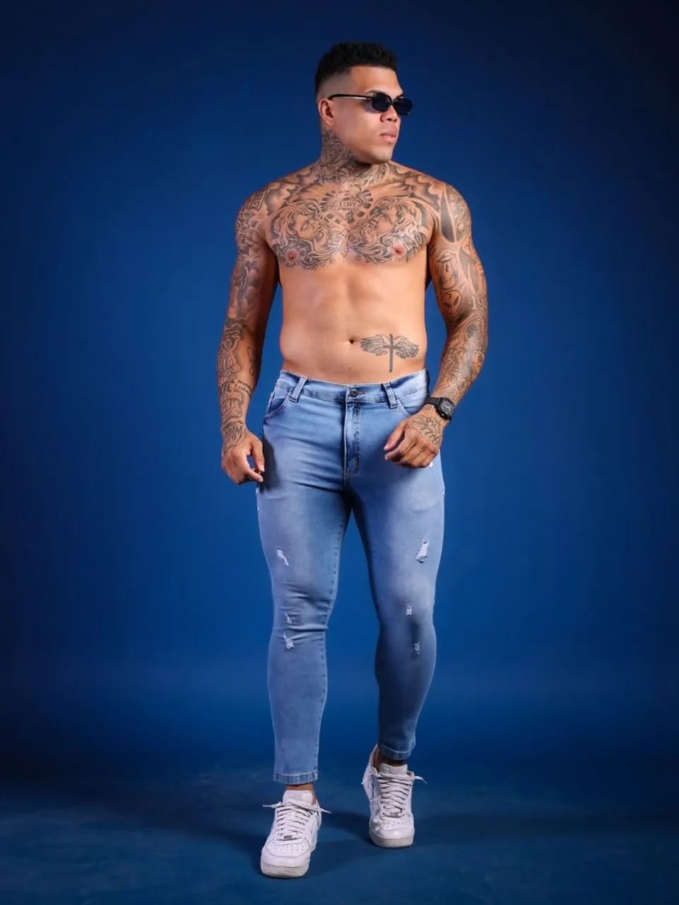 Calça jeans Skinny - Jeans com Elastano  - Foto 3
