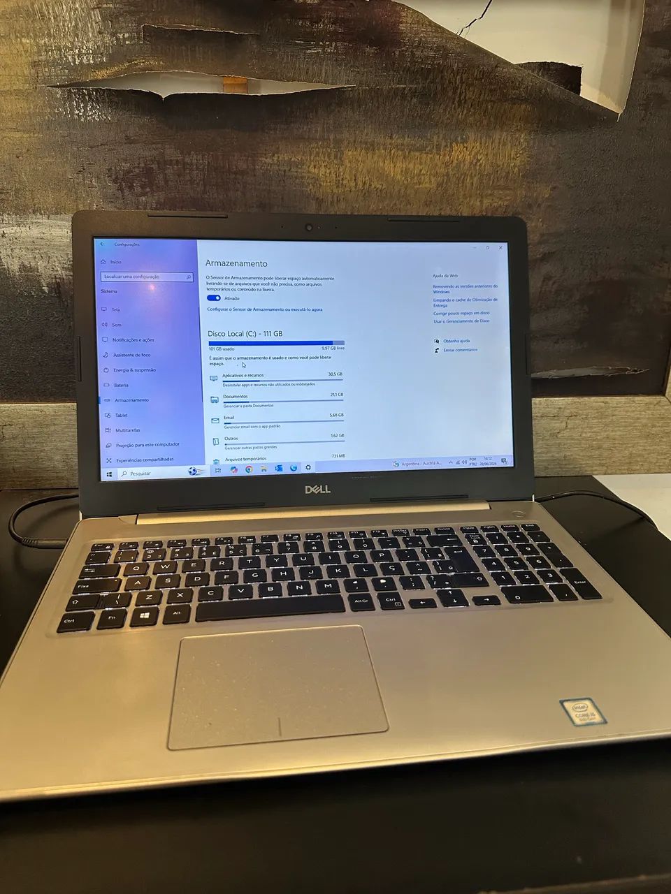 Notebook Dell Inspiron 15 - i5 8ª Geração | 8GB RAM | SSD + Acessórios