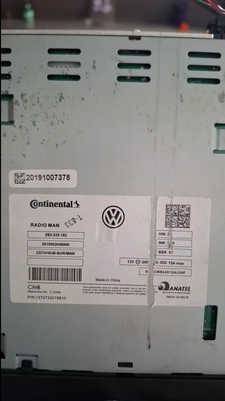 Radio vw original com Bluetooth e usb - Foto 3