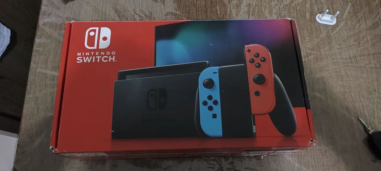 Nintendo Switch V2 desbloqueado completo na caixa - Foto 2