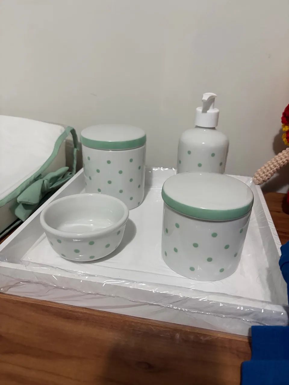 Kit de higiene bebê porcelana