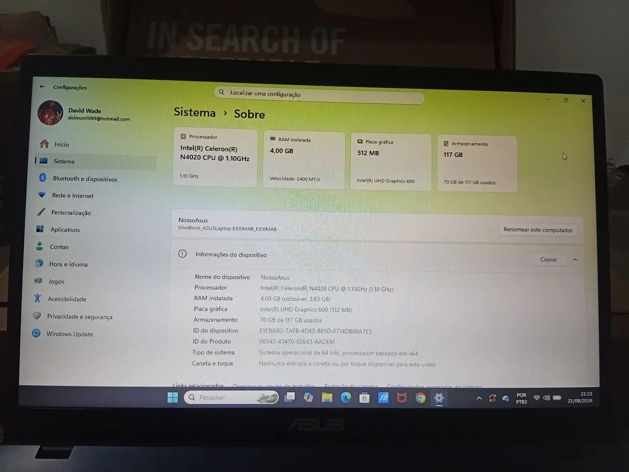 Notebook ASUS  - Foto 2