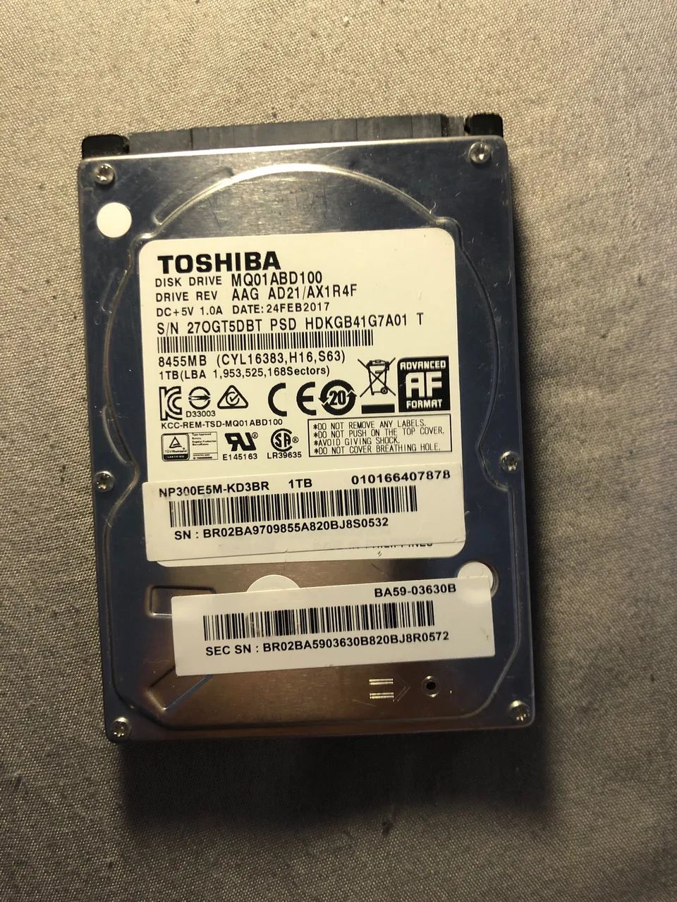 HD Toshiba 1TB - Foto 2