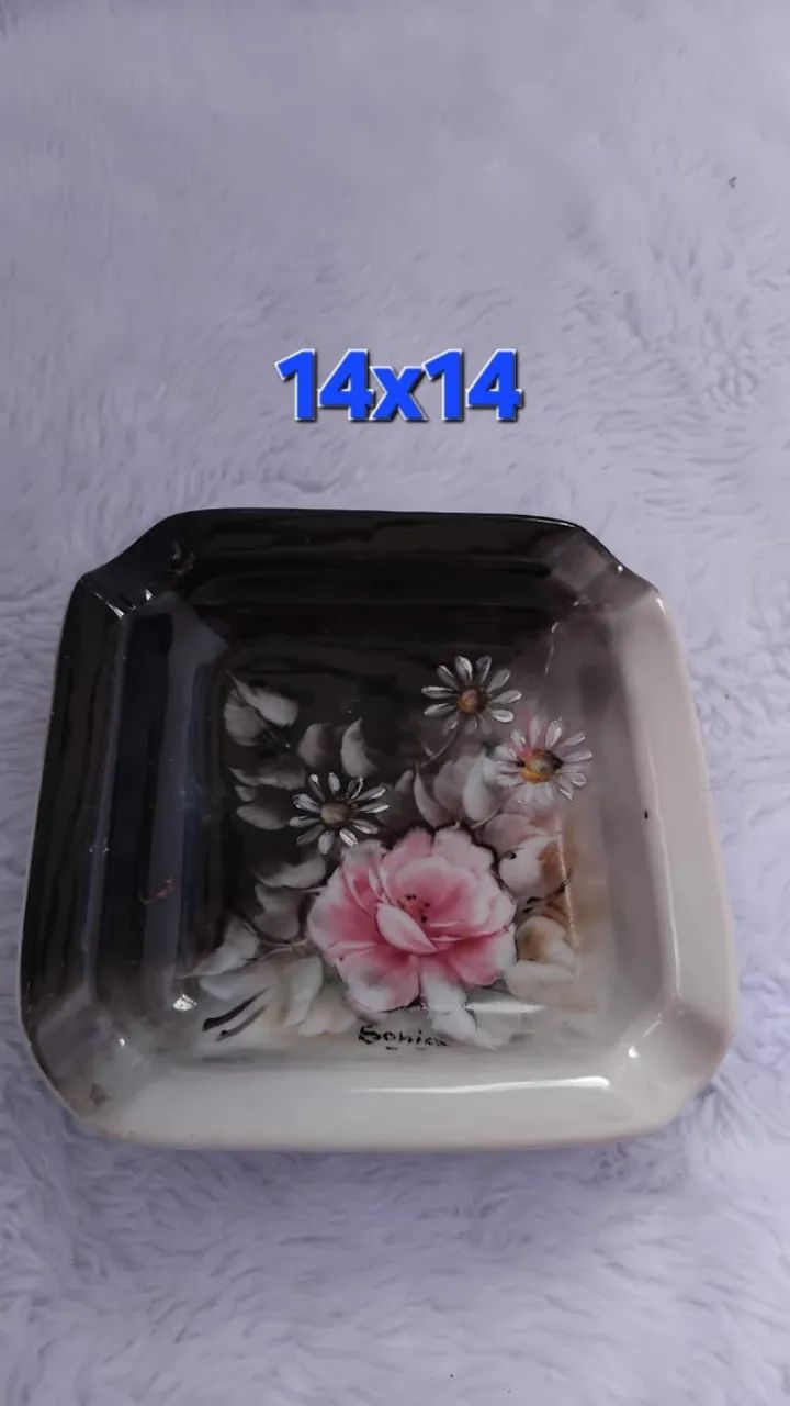 2 cinzeiros porcelana Schmidt  - Foto 2
