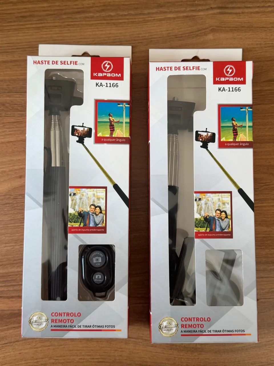 Haste para selfie com controle remoto 