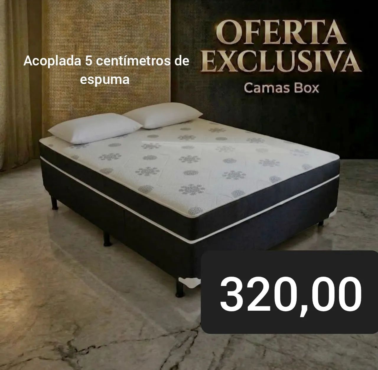 Camas box disponíveis 