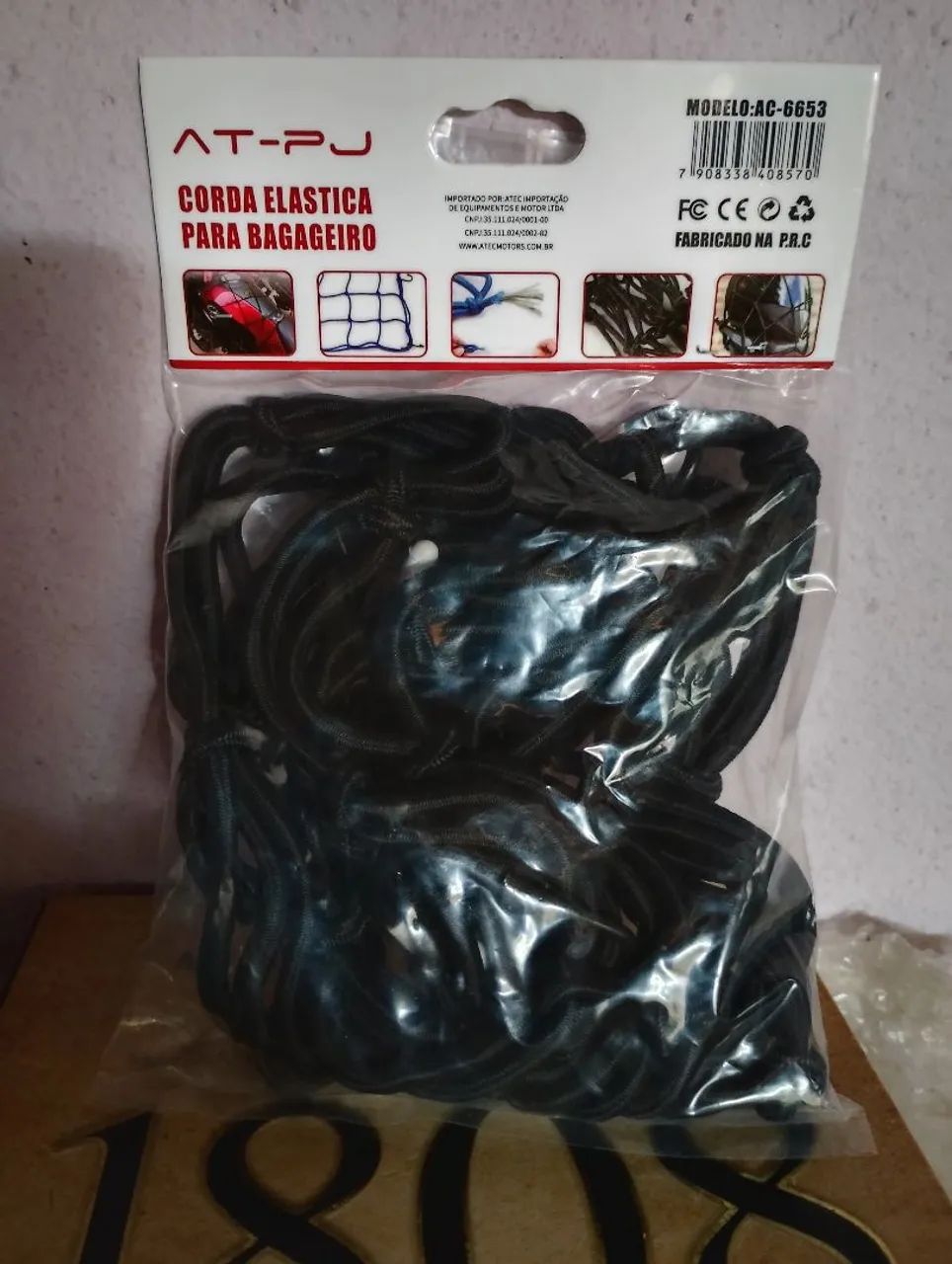 Corda Elástica para Bagageiro - 40x40 cm - Foto 2