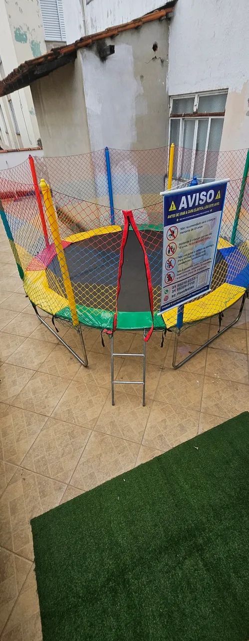 Cama elástica 3,05m e Piscina de bolinhas 2x2 metros - Foto 5