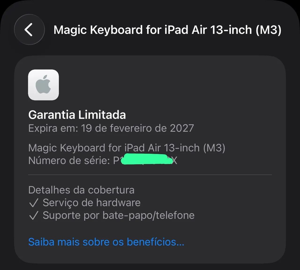 Apple Magic Keyboard A3340 | 13 Polegadas | iPad Air  - Foto 2