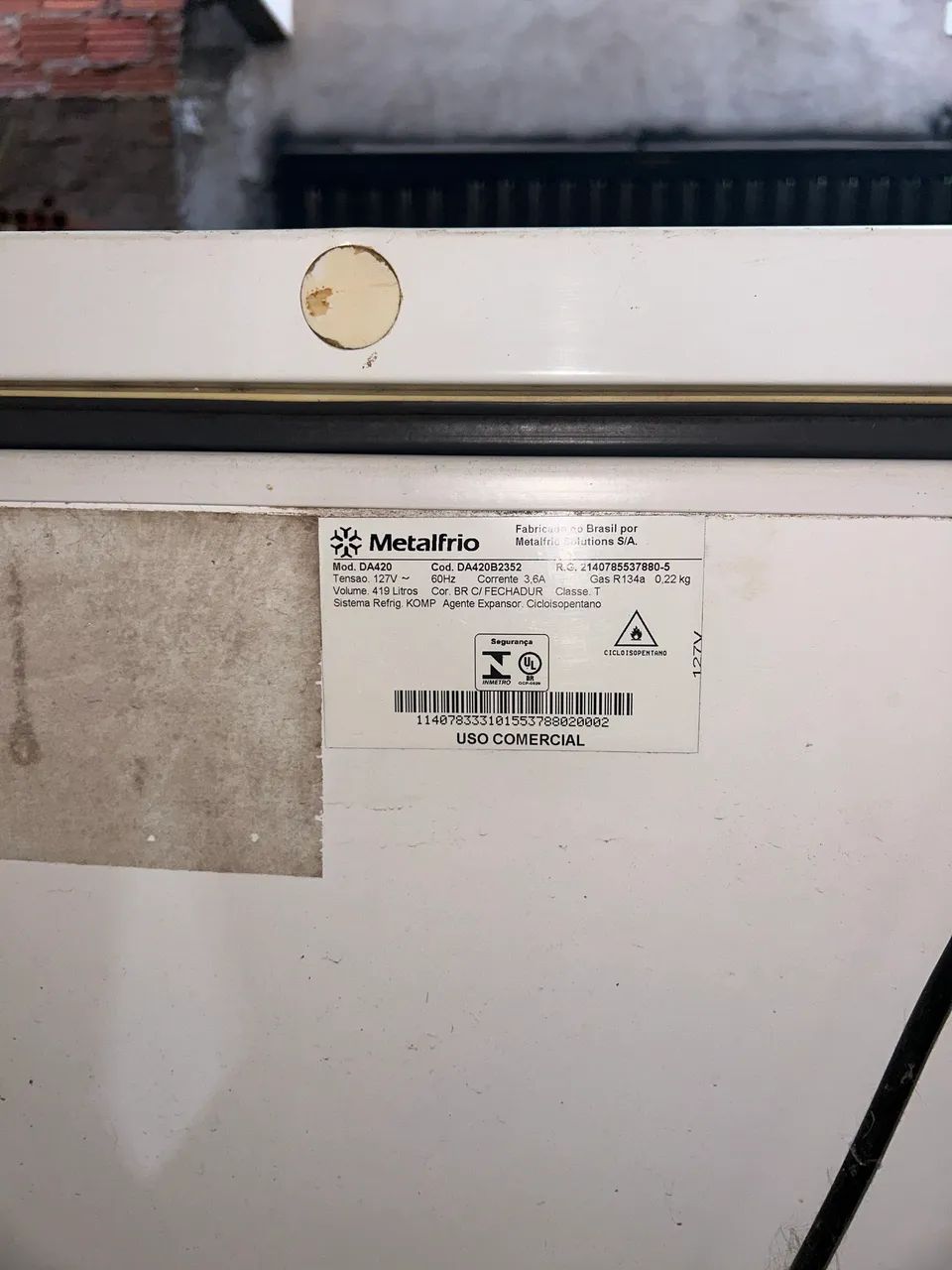 Freezer MetalFrio