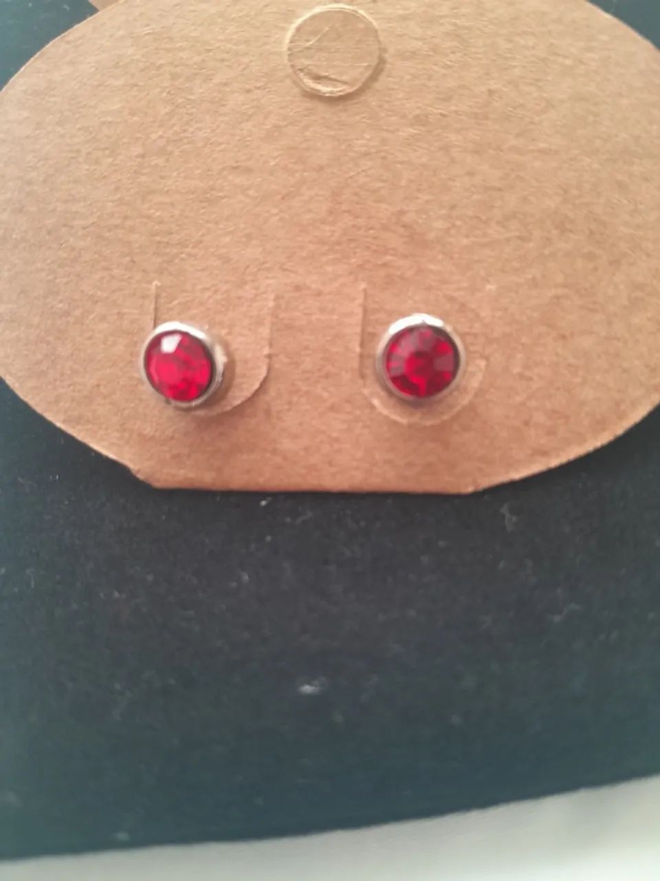 Brinco Strass Vermelho