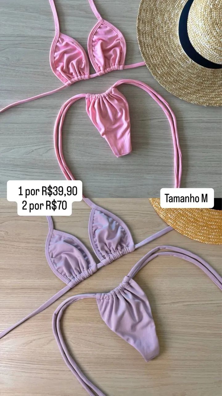 Biquíni cortininha promoção tamanho M 