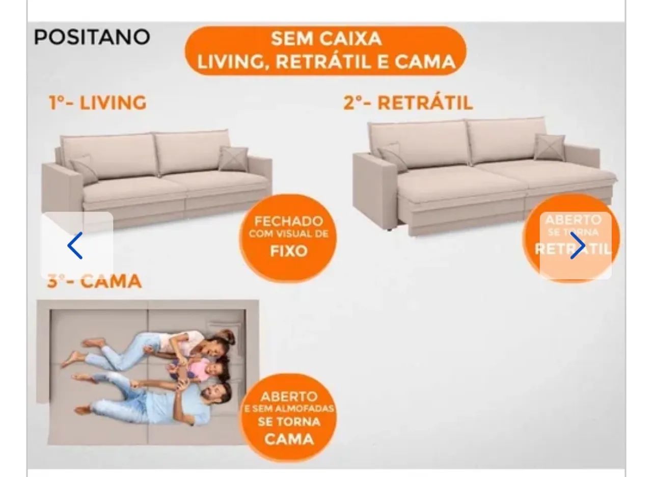 SOFÁ CAMA TANGO - Foto 2