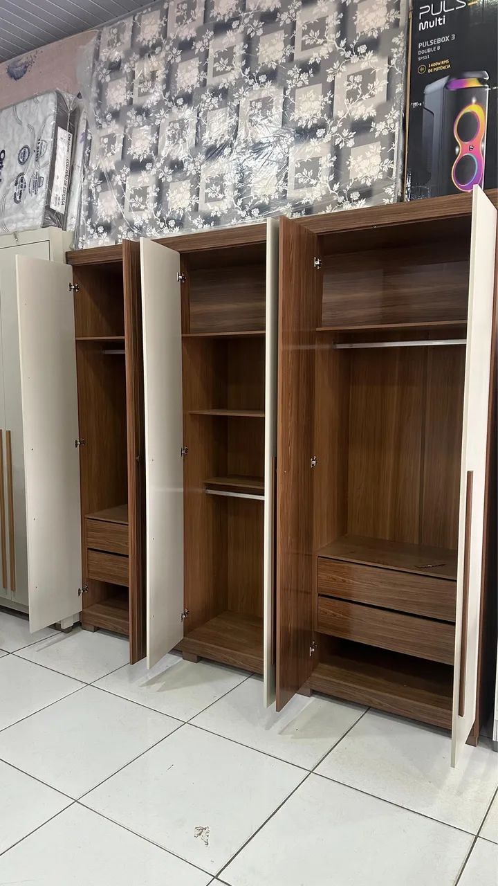 ? GUARDA-ROUPA 6 PORTAS - PEÇA DO MOSTRUÁRIO ?   - Foto 4