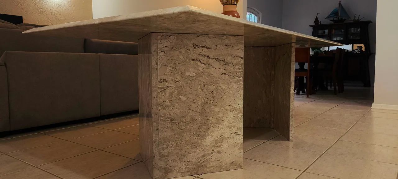 Mesa de Mármore Travertino  - Foto 5