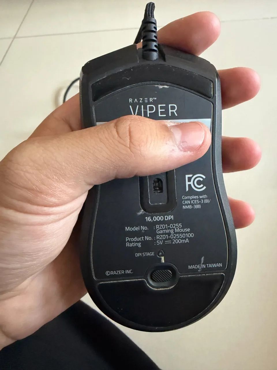 Mouse Gamer Razer Viper V2 16k Dpi - Foto 3