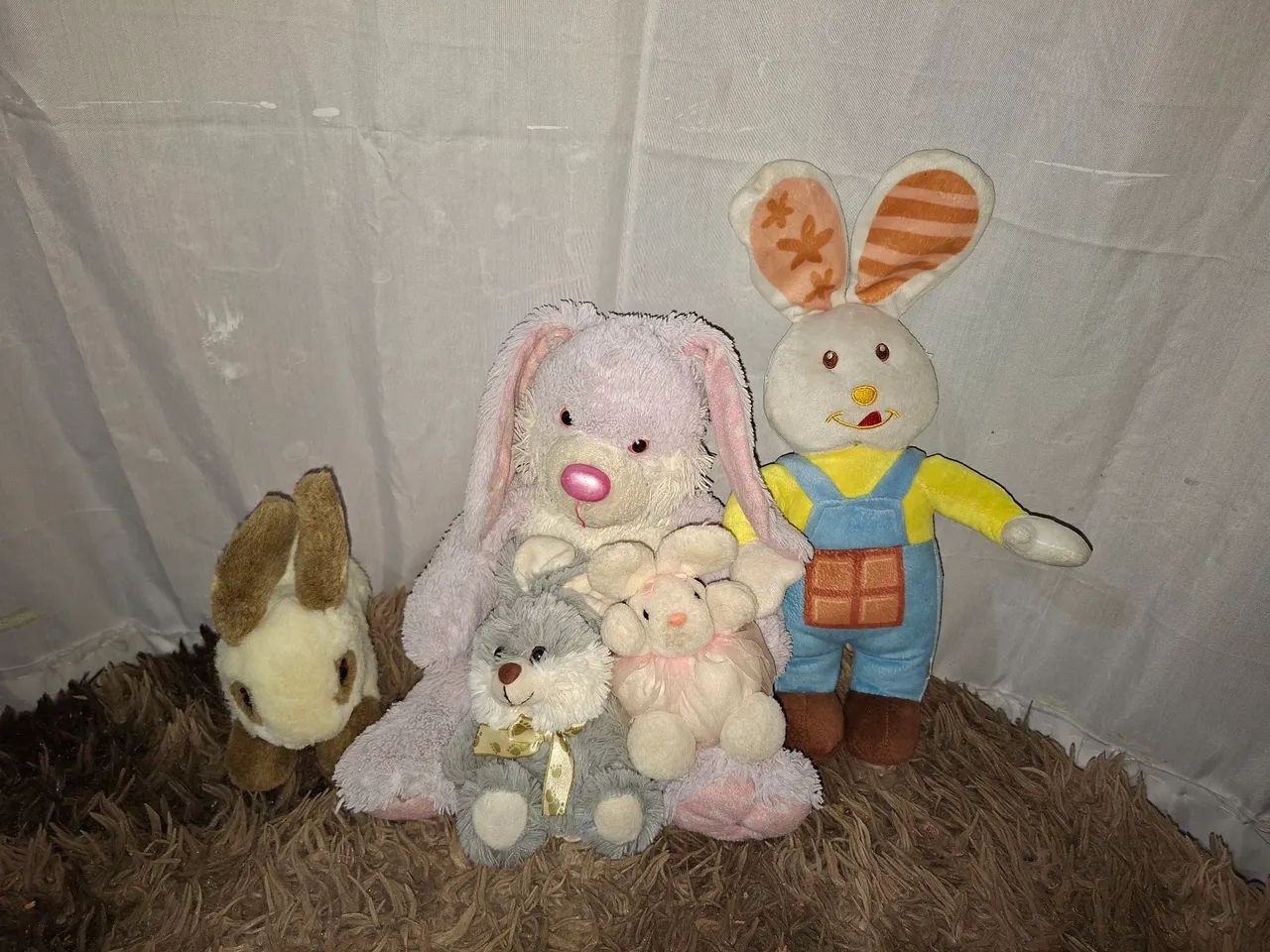 Kit 5 Coelhos Pelúcia  - Foto 3