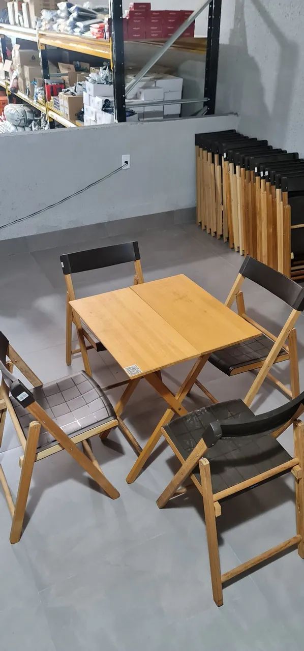 Jogo de mesa com cadeira tramontina 