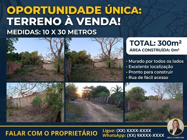 Terreno 10 X 30