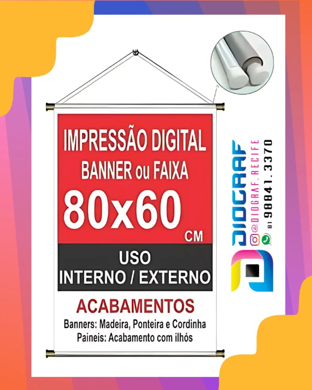 Banner em Lona em 24h no máx. - Foto 5