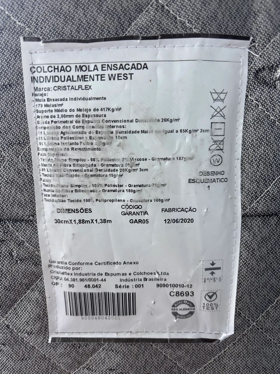 cama usada( está manchada mas é de boa qualidade)  - Foto 3