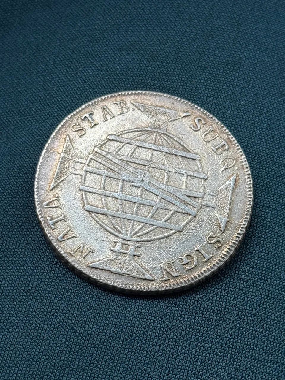 Moeda antiga prata ótimo estado - Foto 5