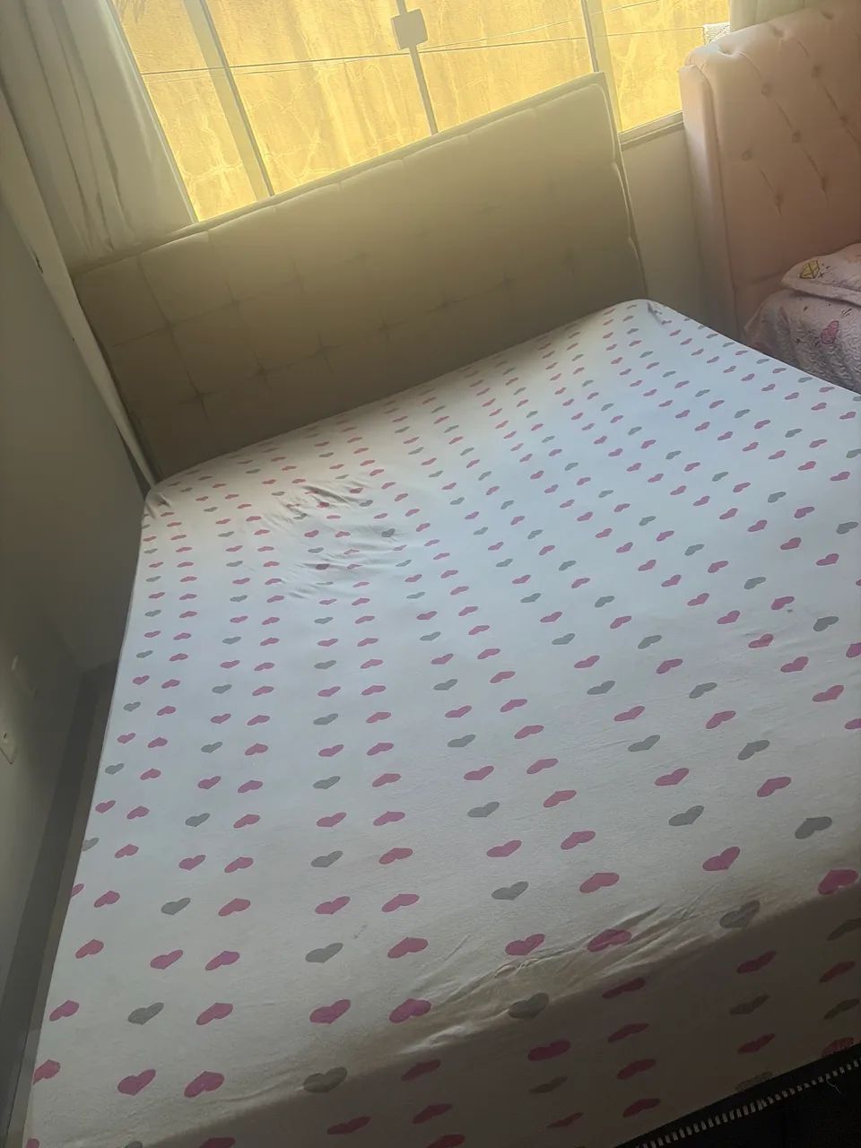 Vendo cama queem com cabeceira - Foto 2