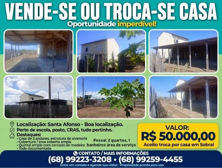 Vende-se ou troca essa casa