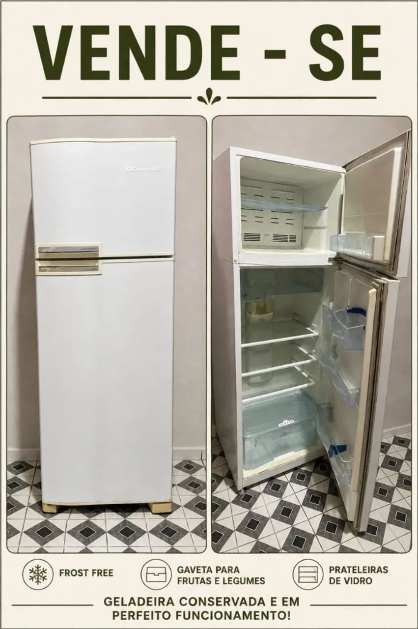 Vende_se geladeira boa 