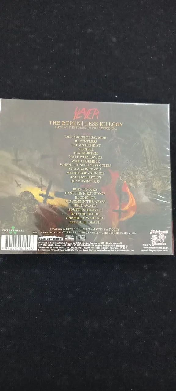 Cd slayer  the repentless killogy - Foto 2