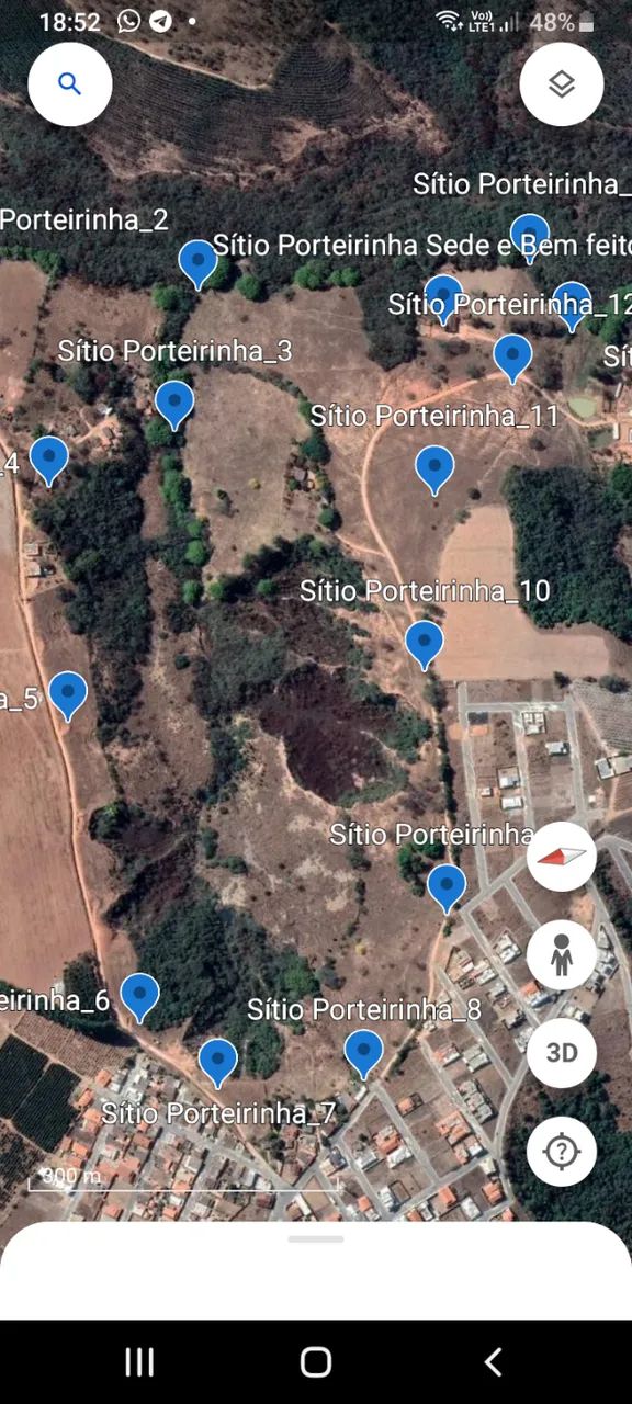 Sítio com 9 hectares a 1 km do Centro da Cidade(S. Francisco de Paula M.G)