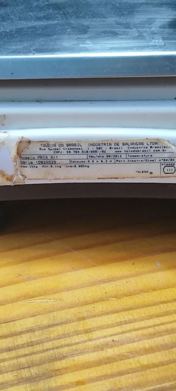 Balança Toledo sem bateria e sem fonte 200$ - Foto 5