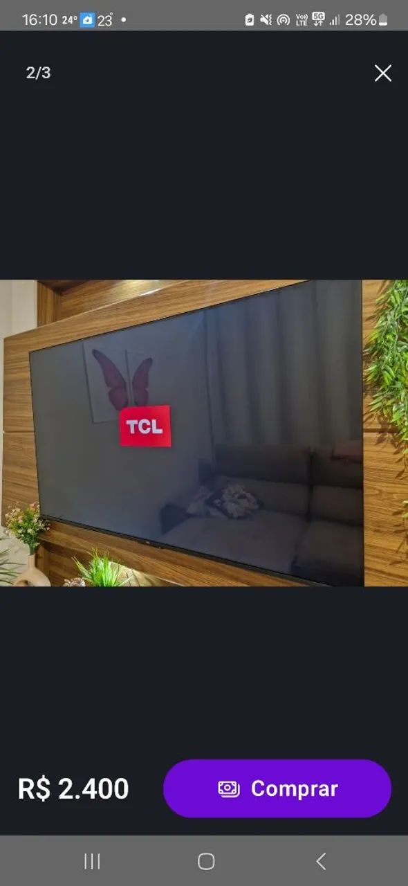 55? 4K TCL | LINDA, MODERNA E COMPLETA - Foto 2