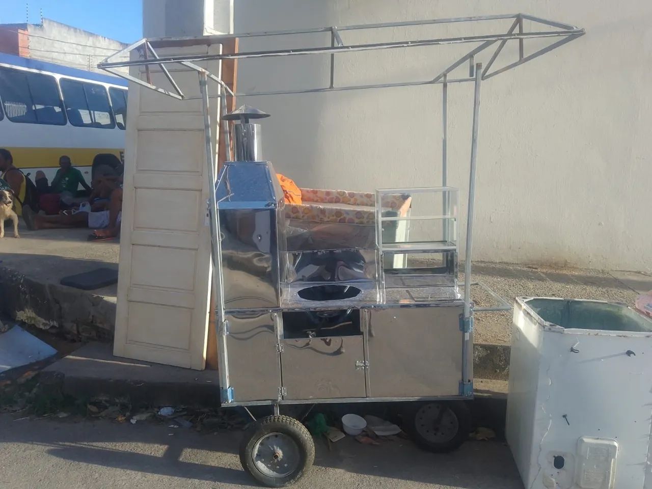 Carro de cachorro quente e churrasco - Foto 2