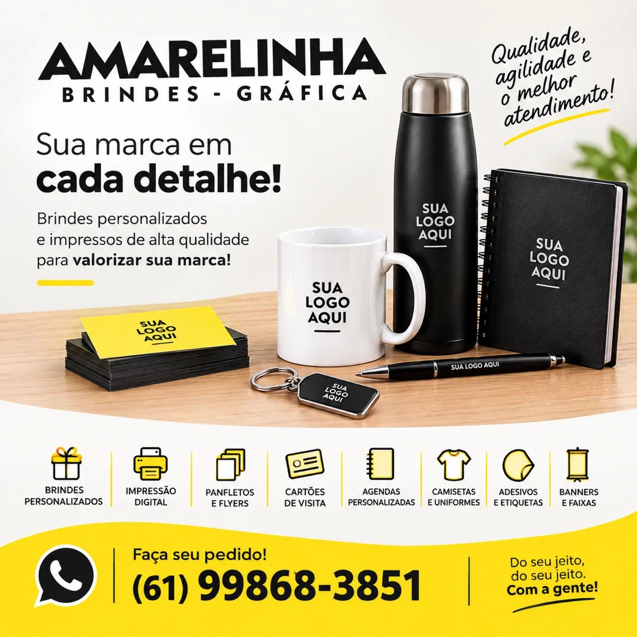Brindes e Gráfica O melhor preço da Região
