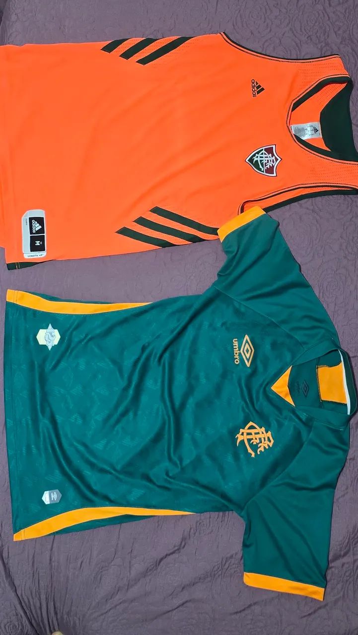 Camisa 3 Fluminense Verde laranja umbro 2020/21 - Foto 3