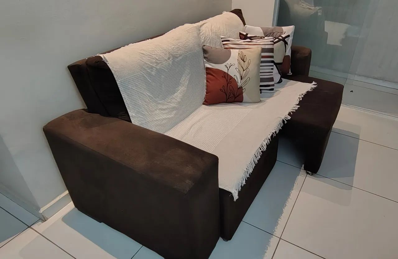 Sofá retrátil 2 lugares