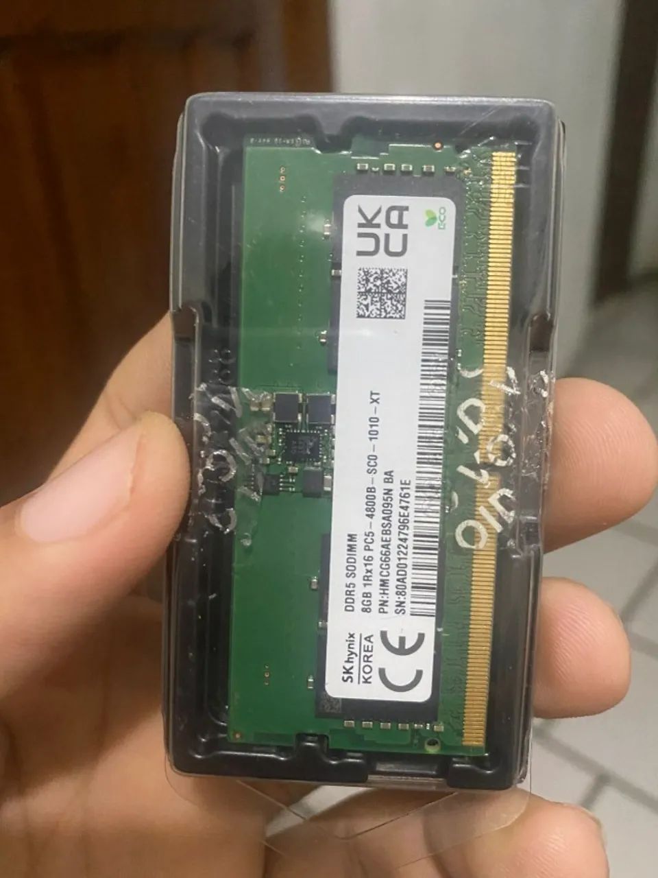 MEMÓRIA RAM DDR5 8GB SK hynix 4800MHz PARA NOTEBOOK - Memória RAM