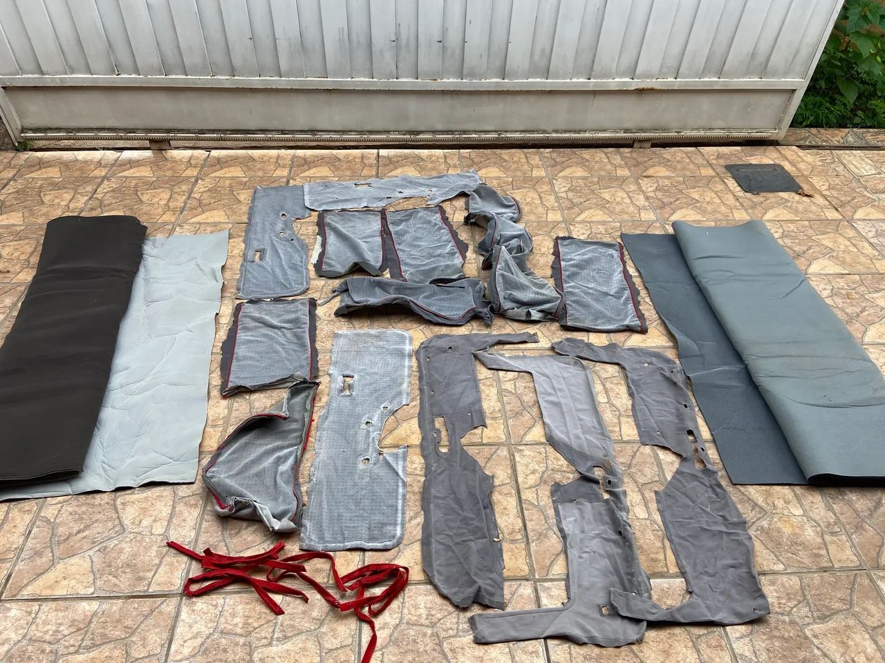 Jogo de Tecido dos bancos do Escort Xr3 Mk3 - Foto 4