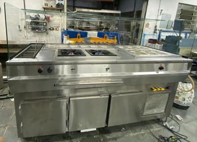 bancada para produção de massas em inox. - Foto 4