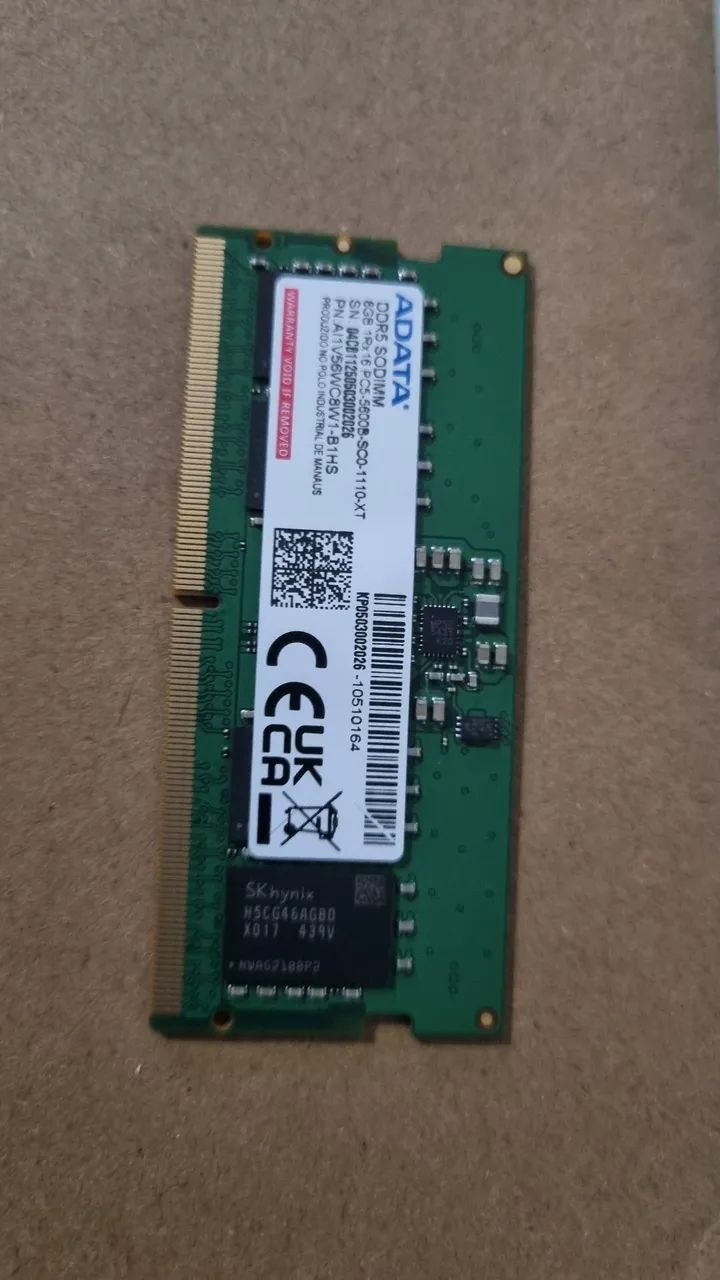 Memória DDR5 8Gb
