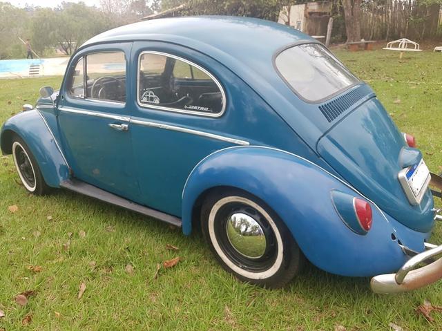 Fusca antigo 65 1965 azul relíquia - Foto 8