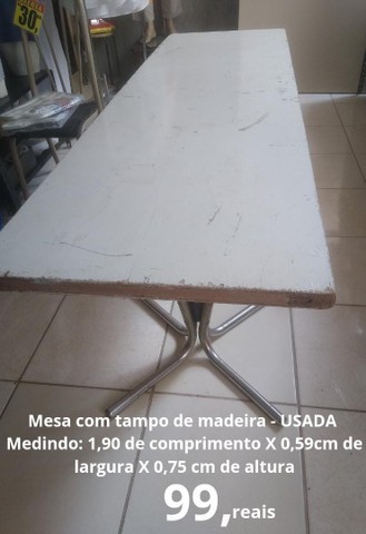 mesa improvisada APENAS  99,00 reais 