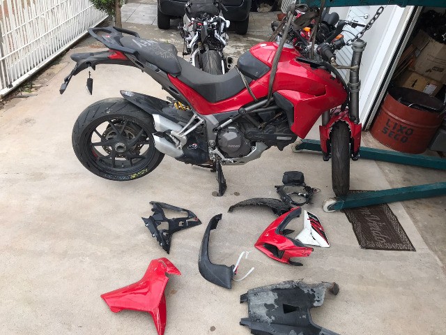 Sucata de moto para retirada de peças Ducati MTS 1260 2018 - Foto 6
